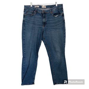 Universal Thread Women's Jeans, Size 16/33, High Rise Slim Straight, Blue